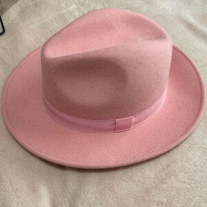 Chic Pink Women's Fedora Hat